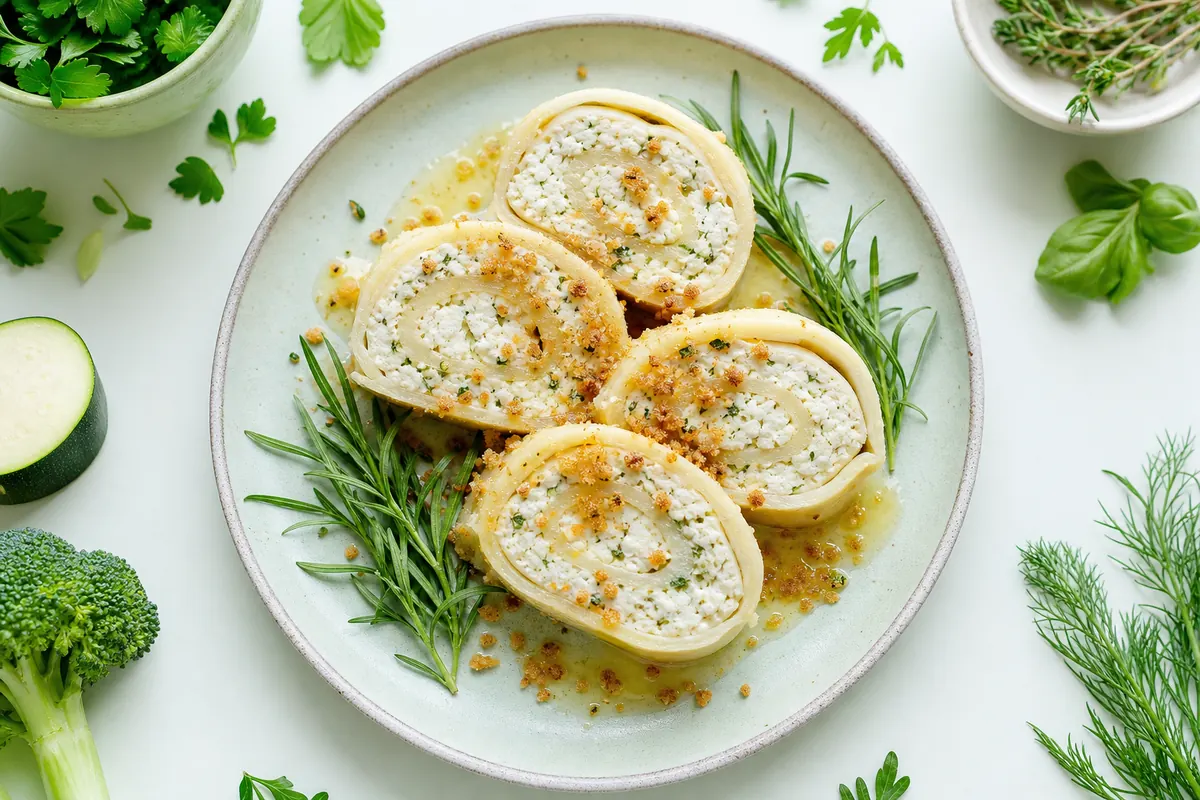 Sloveense rolletjes met kwark en dragon (štruklji)