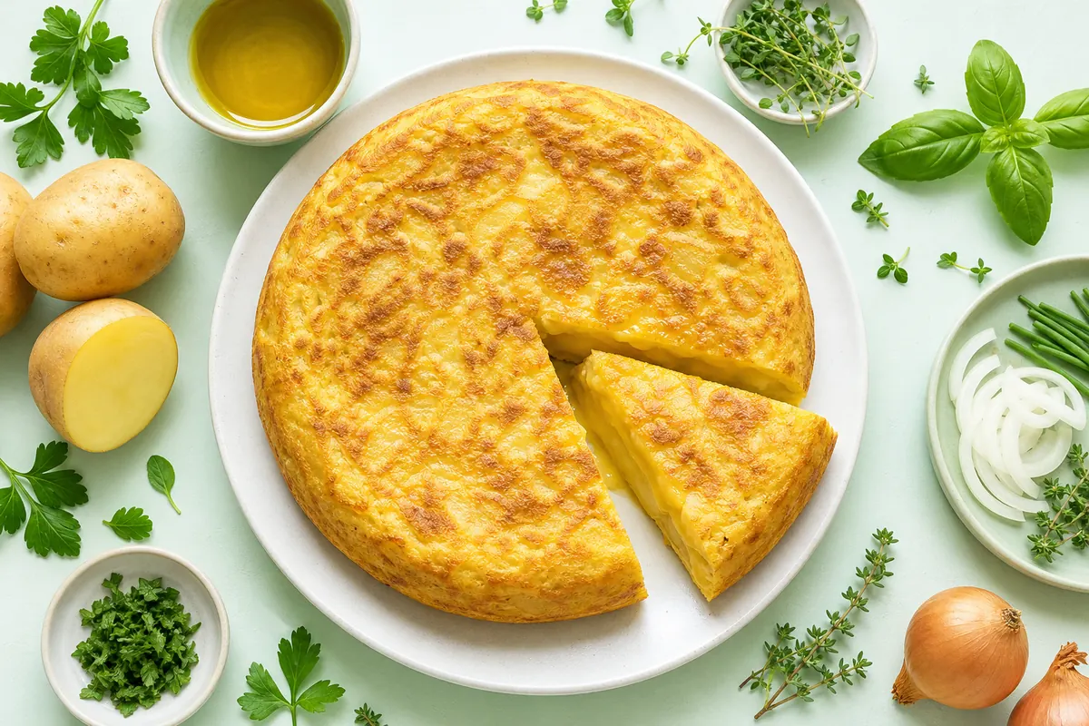 De Spaanse aardappelomelet (tortilla de patatas)